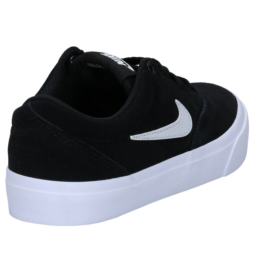 Nike SB Charge Baskets en Noir en nubuck (274612)