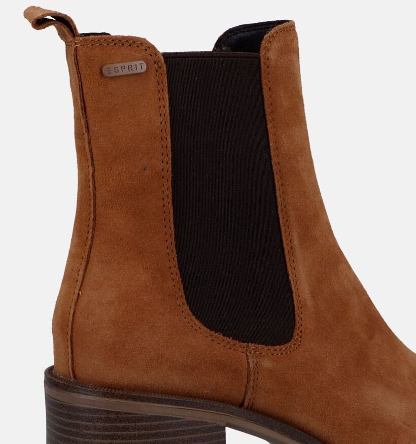 Esprit Bottines à talons en Cognac pour femmes (326972)