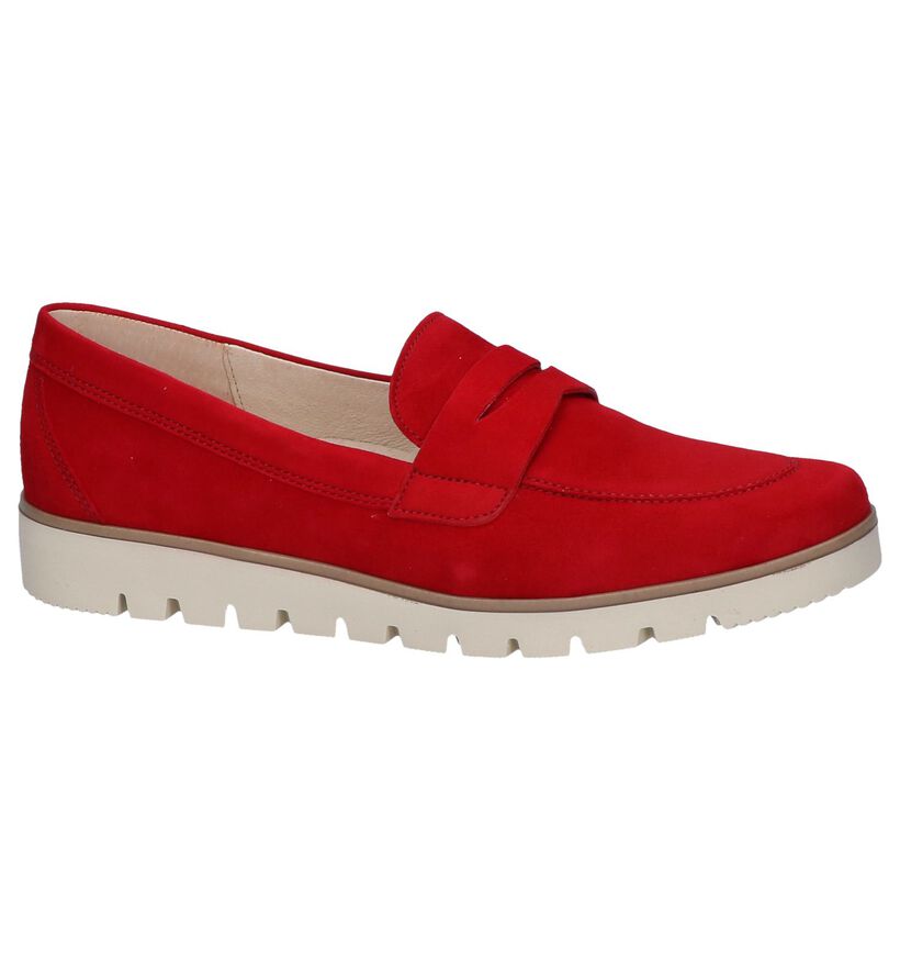 Best Fitting Loafers en Rouge en daim (245349)