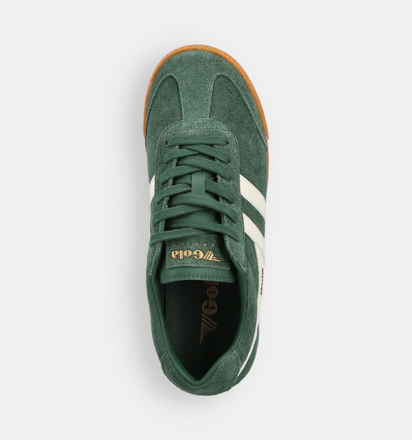 Gola Harrier Baskets en Vert pour femmes (360803) - pour semelles orthopédiques