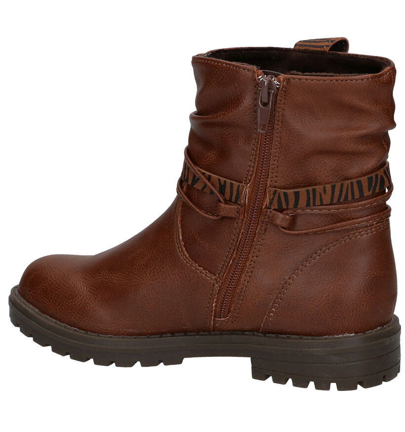 Sprox Bottes courtes en Cognac en simili cuir (291370)