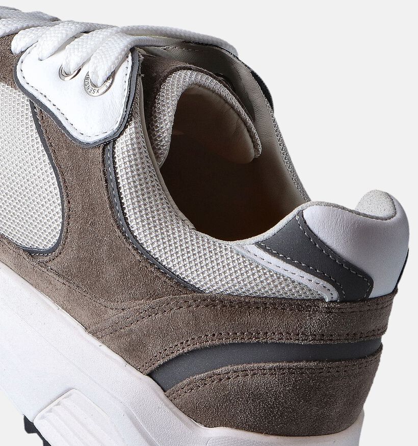 Xsensible Helix Men Chaussures à lacets en Taupe pour hommes (356533) - pour semelles orthopédiques