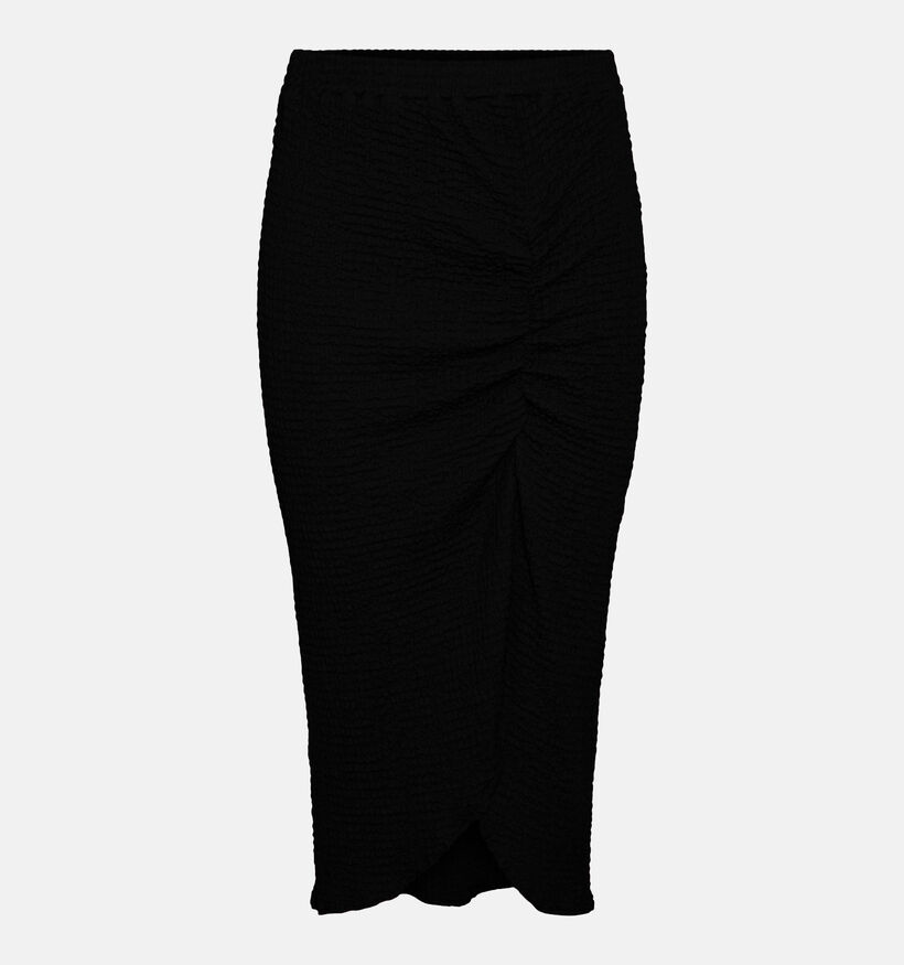 Pieces Keegan Zwarte Rok met Split voor dames (326800)