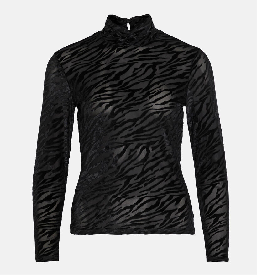 Vila Maxa Zwarte High neck Longsleeve voor dames (332561)