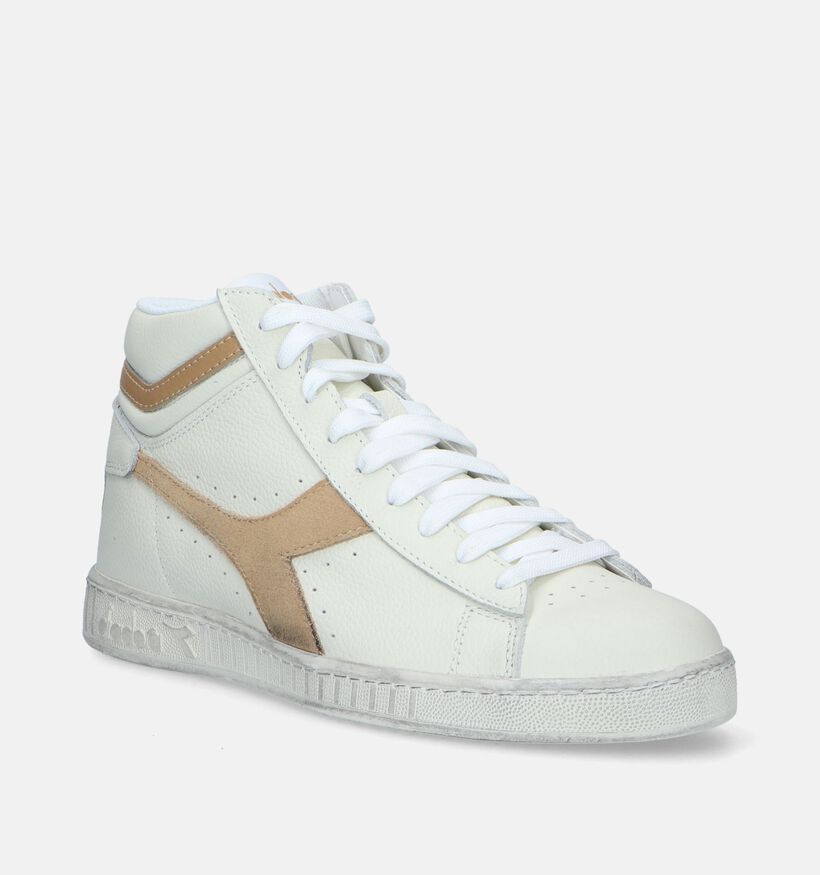 Diadora Game I High Waxed Witte sneakers voor heren (336080)