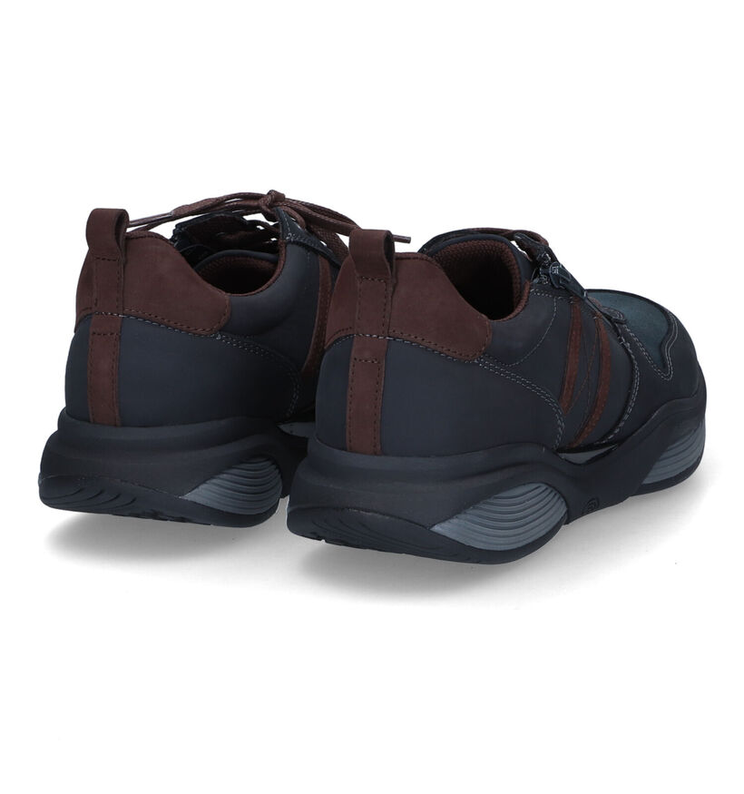 Xsensible SWX3 Blauwe Veterschoenen in nubuck (317927)