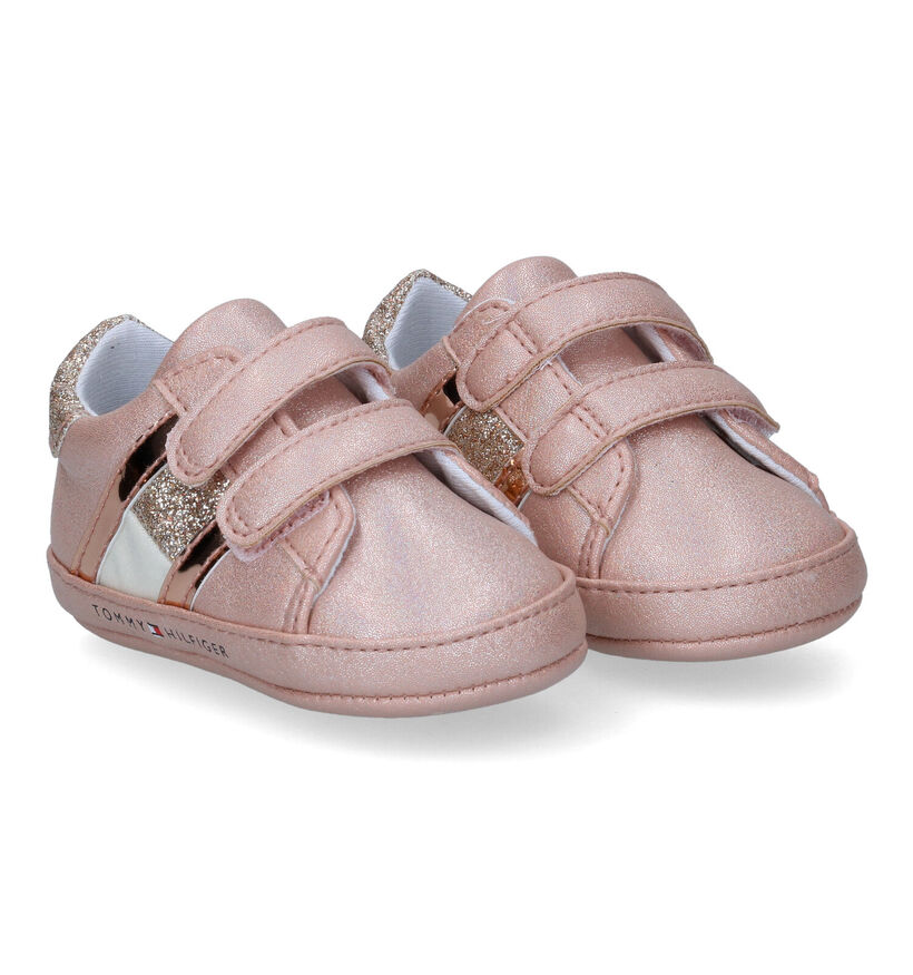 Tommy Hilfiger Chaussons pour bébé en Rose clair pour filles (303892)