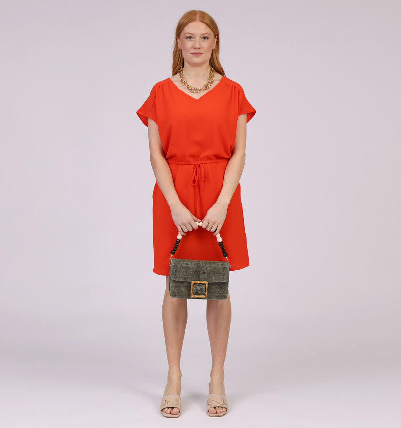 Vero Moda Sallini Robe mini en Rouge (312016)