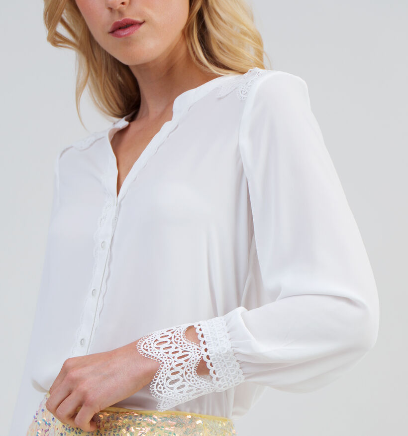 Vero Moda Agnes Blouse en Blanc pour femmes (328989)