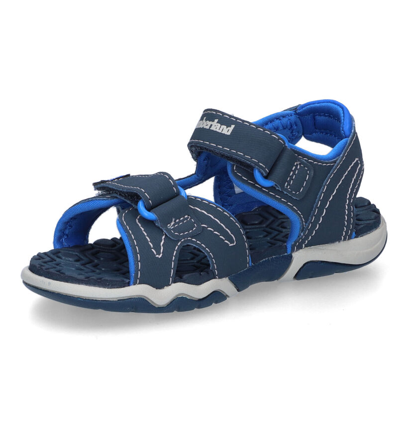 Timberland ADVSKR 2STRP Blauwe Sandalen voor jongens (305832)