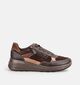 Ara Garda Donkerbruine Schoenen met Veter en Rits voor dames (379996) - geschikt voor steunzolen