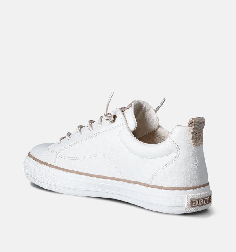 Mustang Baskets casual en Blanc pour femmes (351249)