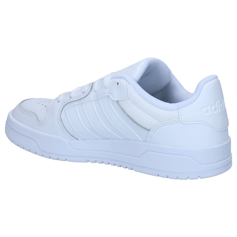 adidas Entrap Witte Sneakers in kunstleer (276466)