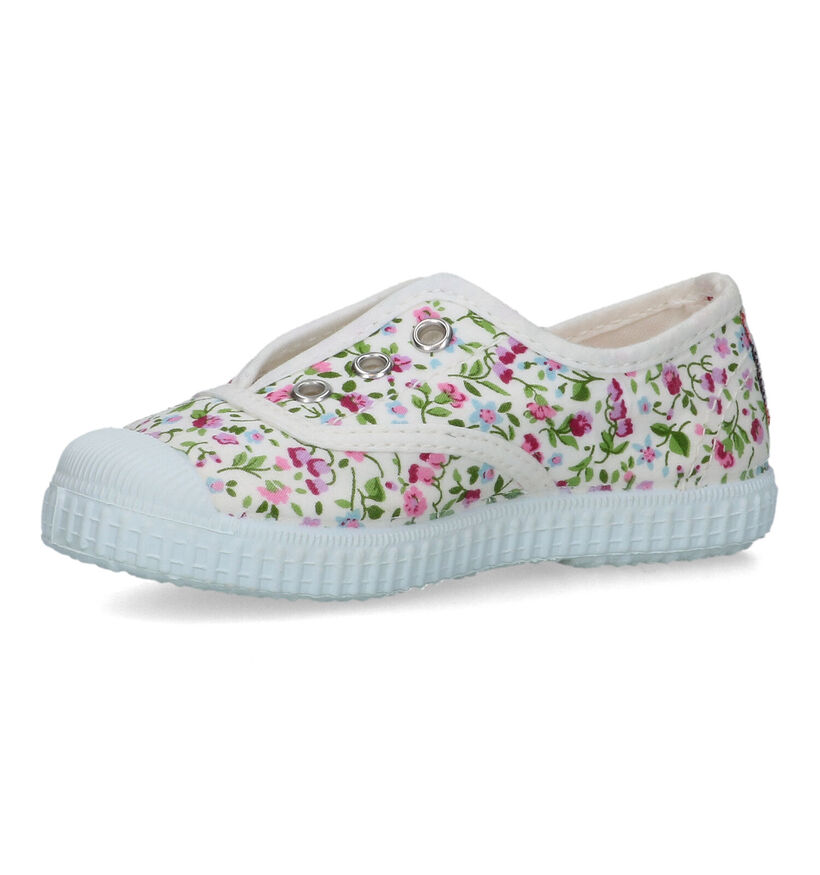 Cienta Slip-ons en Blanc pour filles (307970) - pour semelles orthopédiques