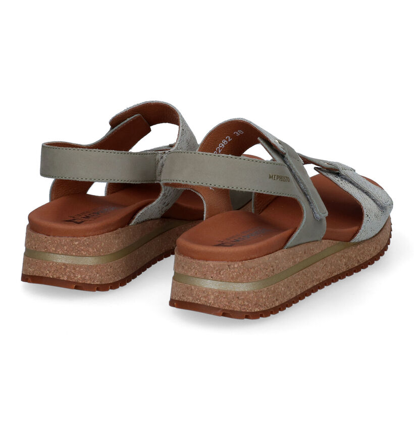 Mephisto Jade Taupe Sandalen in nubuck (306954)