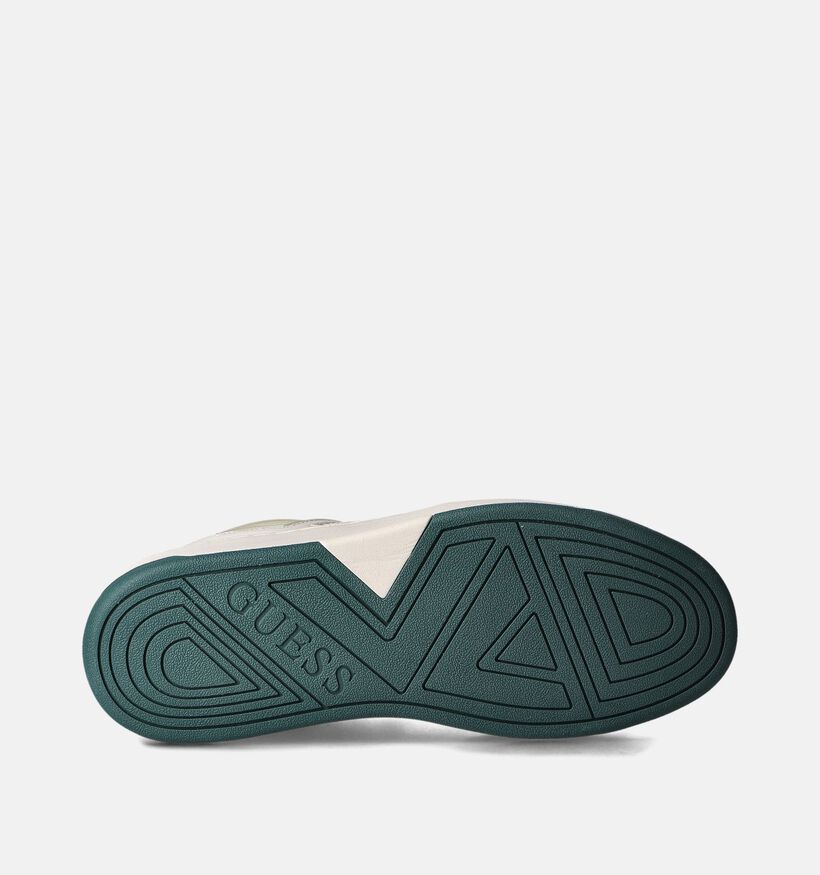 Guess Vincent Witte Veterschoenen voor heren (354069) - geschikt voor steunzolen