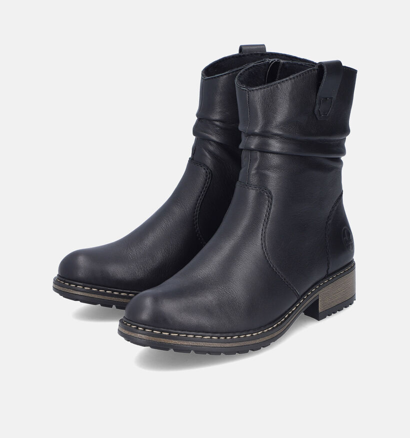 Rieker Bottes courtes en Noir pour femmes (347426)