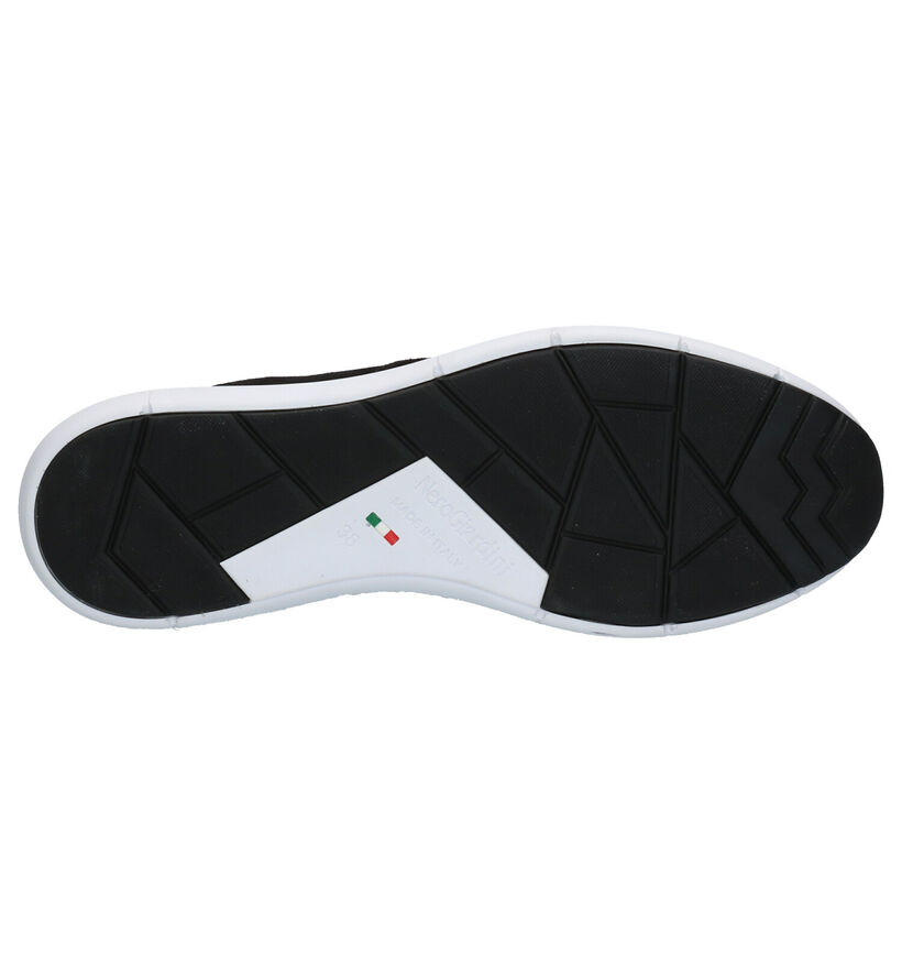 NeroGiardini Zwarte Veterschoenen in daim (255326)