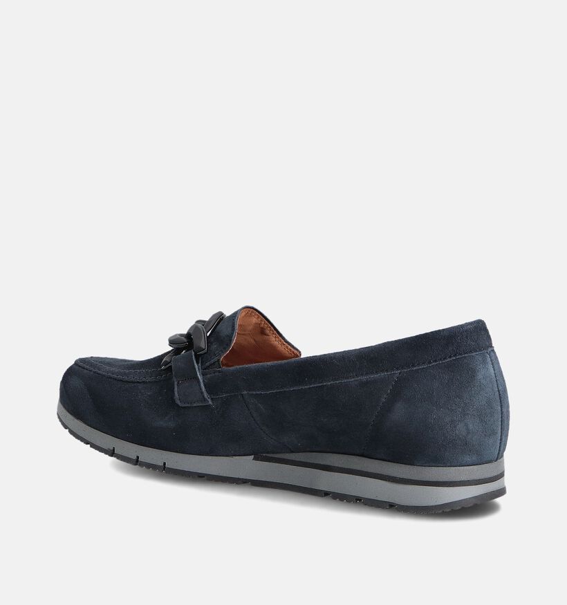 Gabor Donkerblauwe Mocassins voor dames (360286) - geschikt voor steunzolen