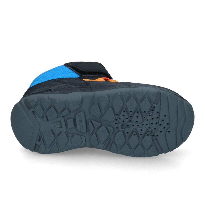 Geox Sentiero Zwarte Wandelschoenen in stof (317629)