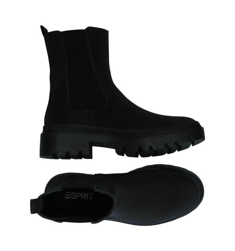 Esprit Bottines Chelsea en Noir pour femmes (295277)