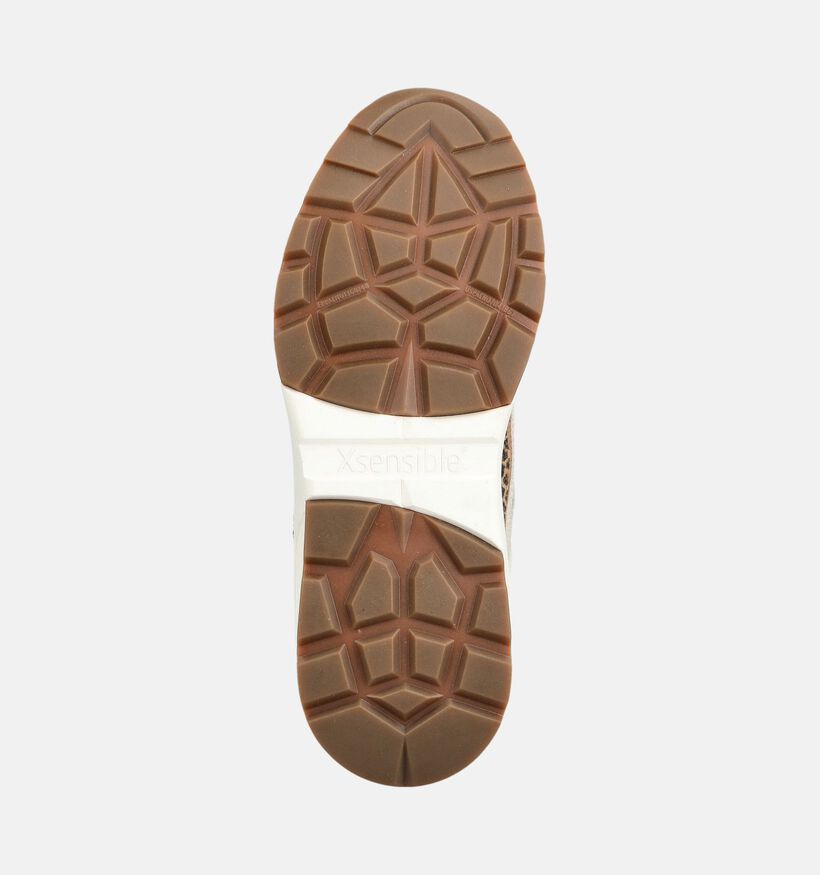 Xsensible Milau Bruine Sneakers voor dames (379010) - geschikt voor steunzolen