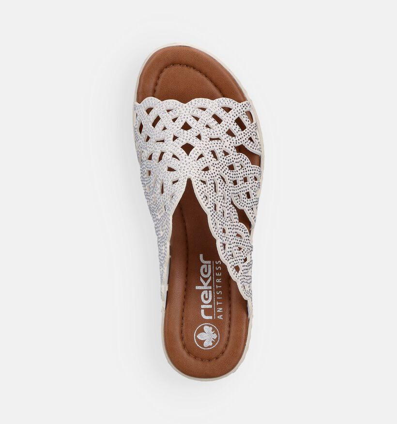 Rieker Nu-pieds en &Eacute;cru pour femmes (370435)