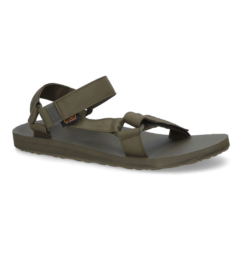 Teva Original Universal Kaki Sandalen in stof (305616)