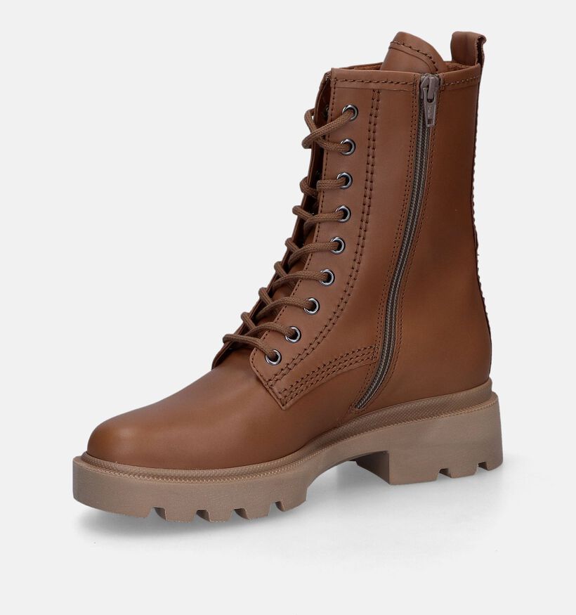 Gabor OptiFit Bottines à lacets en Cognac pour femmes (315145) - pour semelles orthopédiques