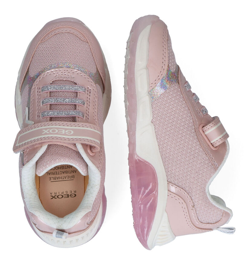 Geox Spaziale Baskets en Rose en simili cuir (311002)