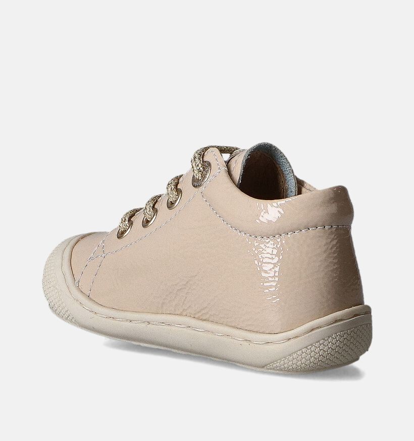 Naturino Cocoon Naplack Chaussures pour bébé en Beige pour filles (355316) - pour semelles orthopédiques