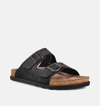 Rieker Slippers Zwart