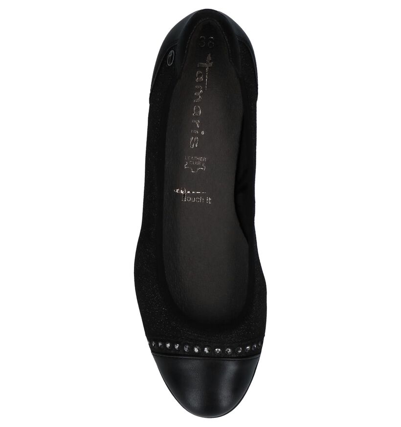 Tamaris Ballerines en Noir en textile (226784)