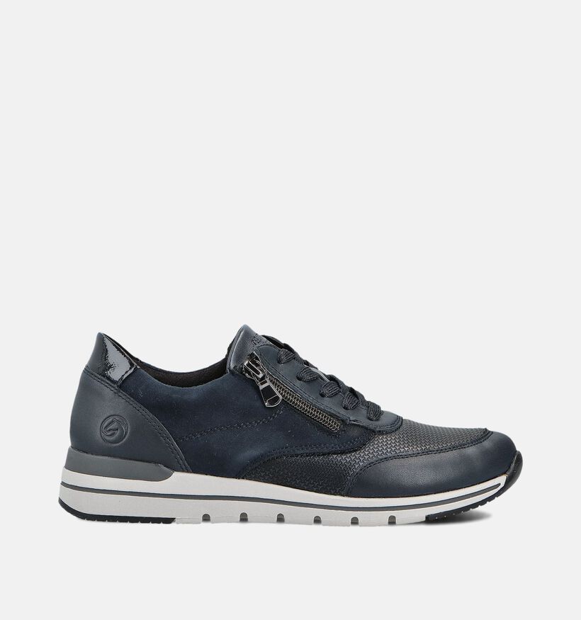 Remonte Donkerblauwe Veterschoenen voor dames (360411) - geschikt voor steunzolen