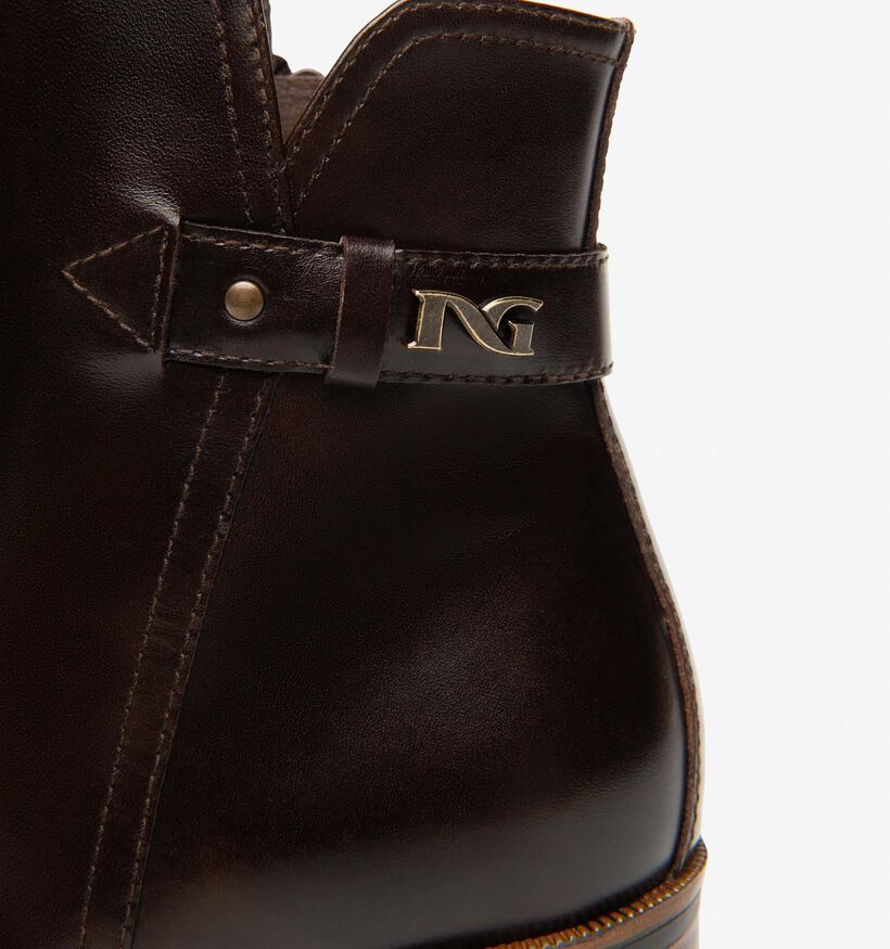 NeroGiardini Bottines à talons en Brun foncé pour femmes (363907)