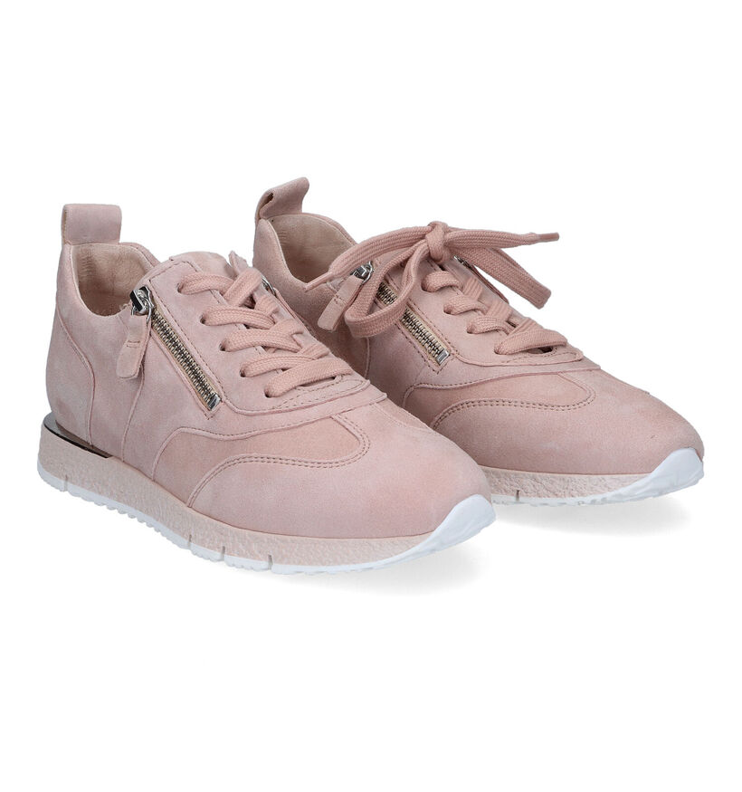 Gabor Best Fitting Chaussures à lacets en Rose pour femmes (306185) - pour semelles orthopédiques