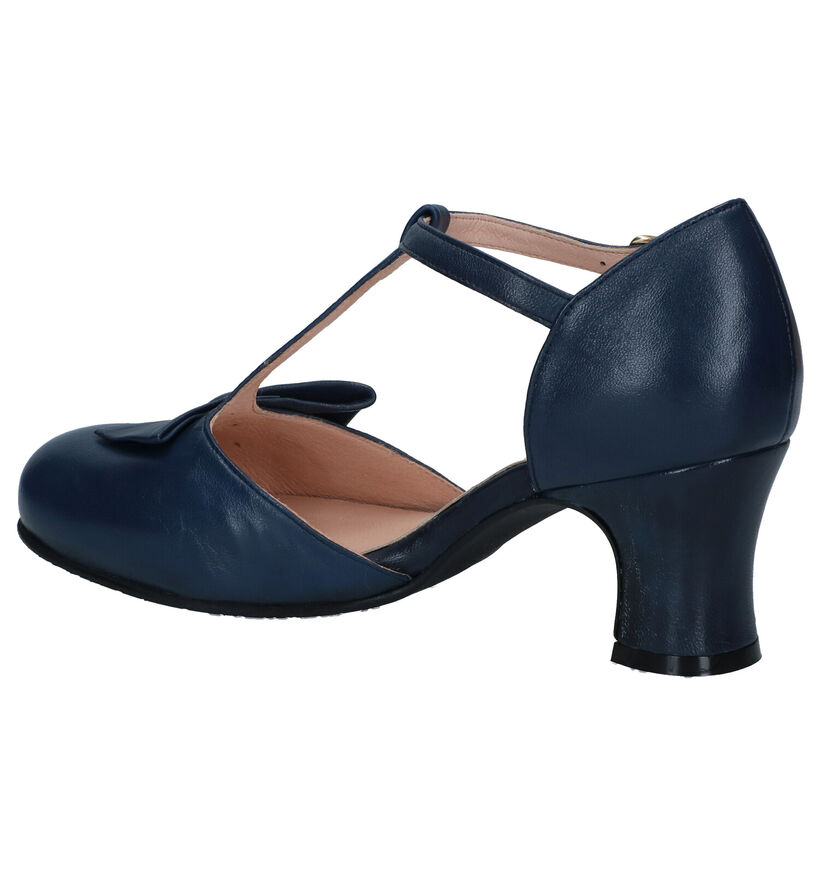 Relance Gele Pumps in leer (293214)