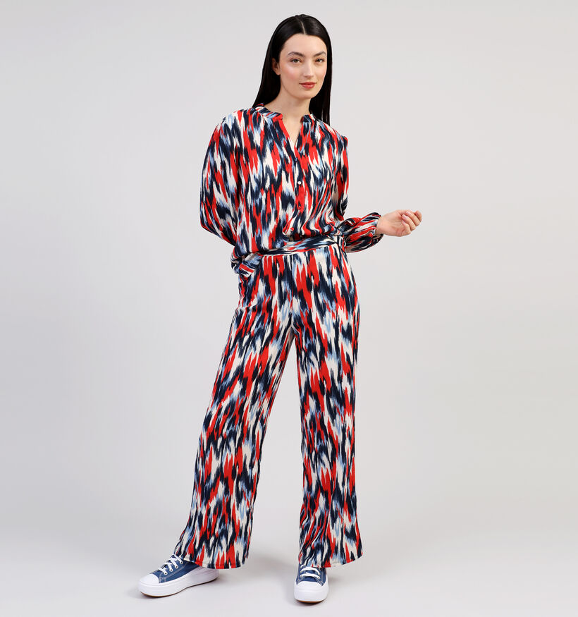 Vila Laya Nicsa Pantalon large en Rouge pour femmes (357329)