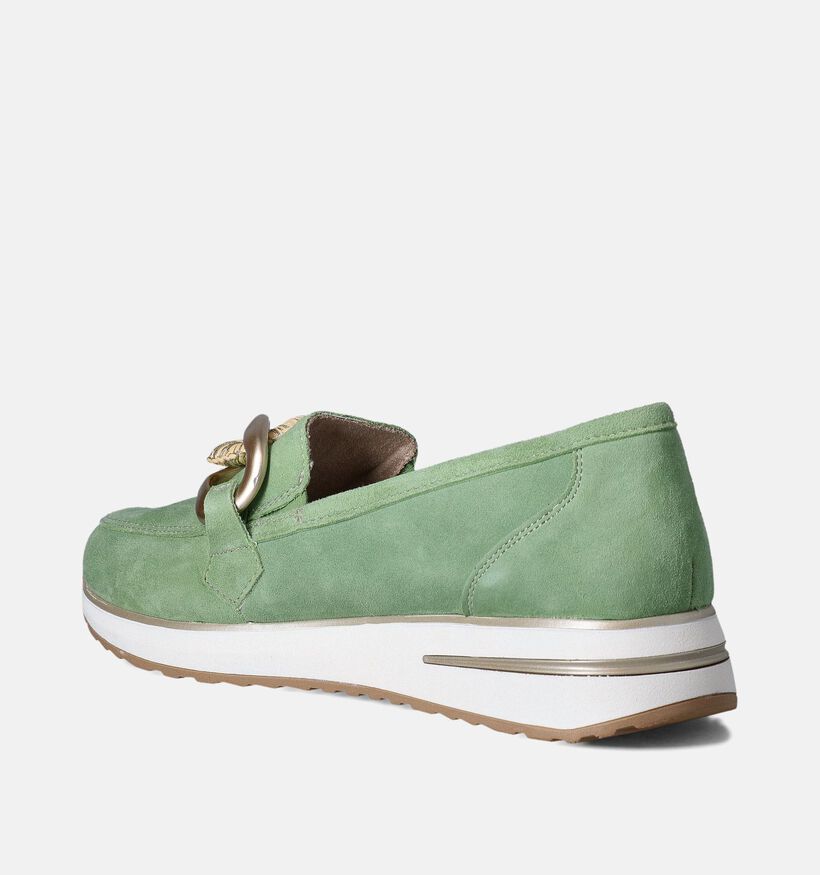 Remonte Groene Mocassins voor dames (351216) - geschikt voor steunzolen