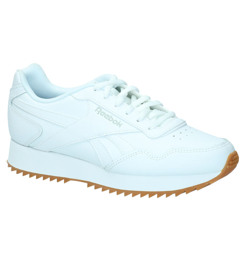 Reebok Royal Glide Baskets en Blanc en cuir (261853)