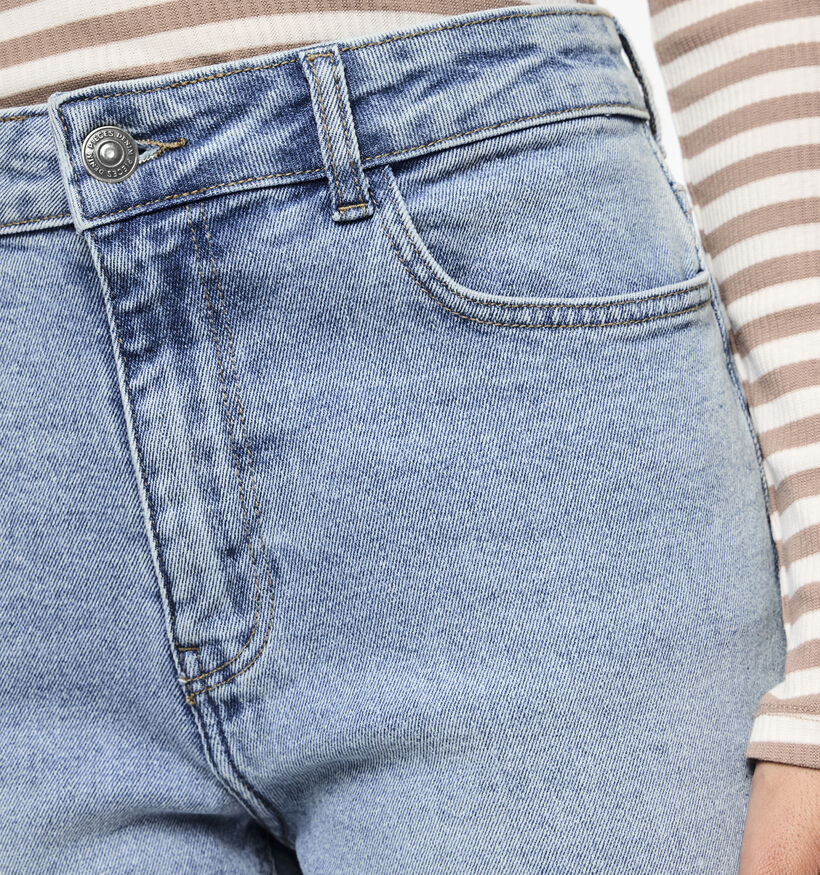 Pieces Bella Blauwe Straight leg jeans L30 voor dames (351103)