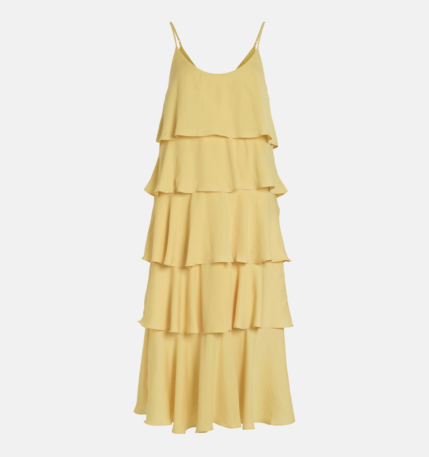 Vila Amalita Gele Maxi jurk Dames Kleedjes Online op TORFS.BE