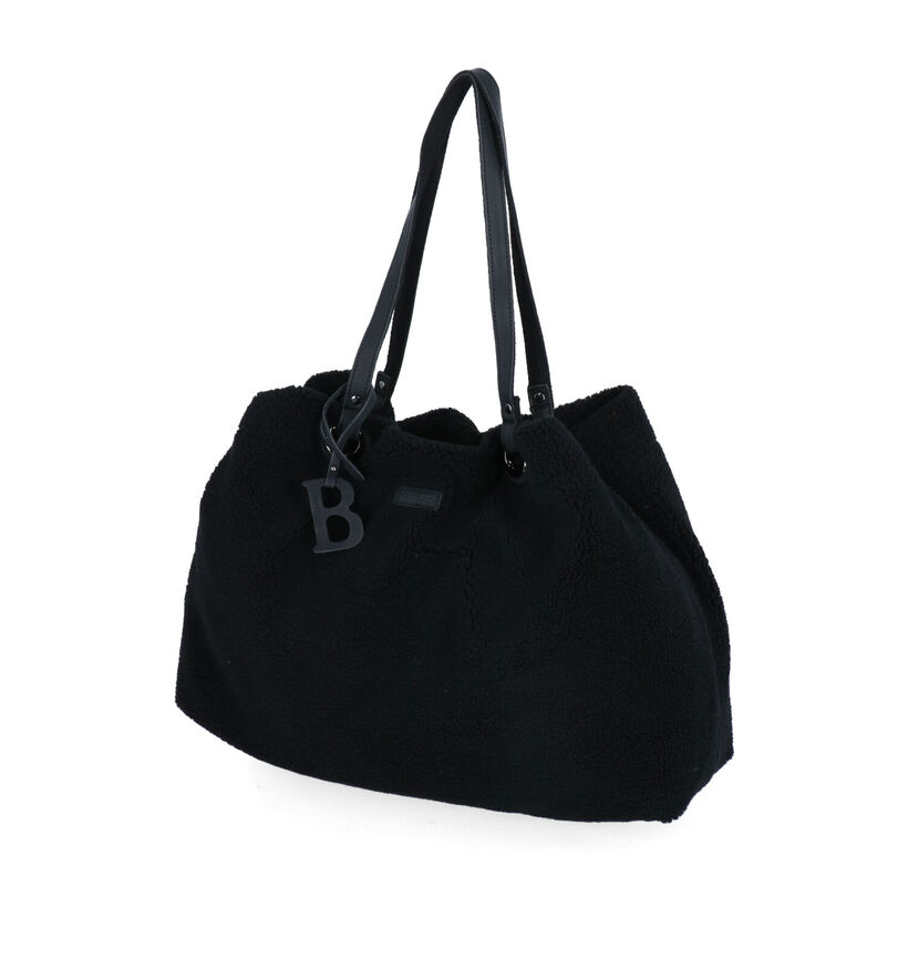 Bulaggi Teddy Zwarte Shopper Tas in faux fur (299973)