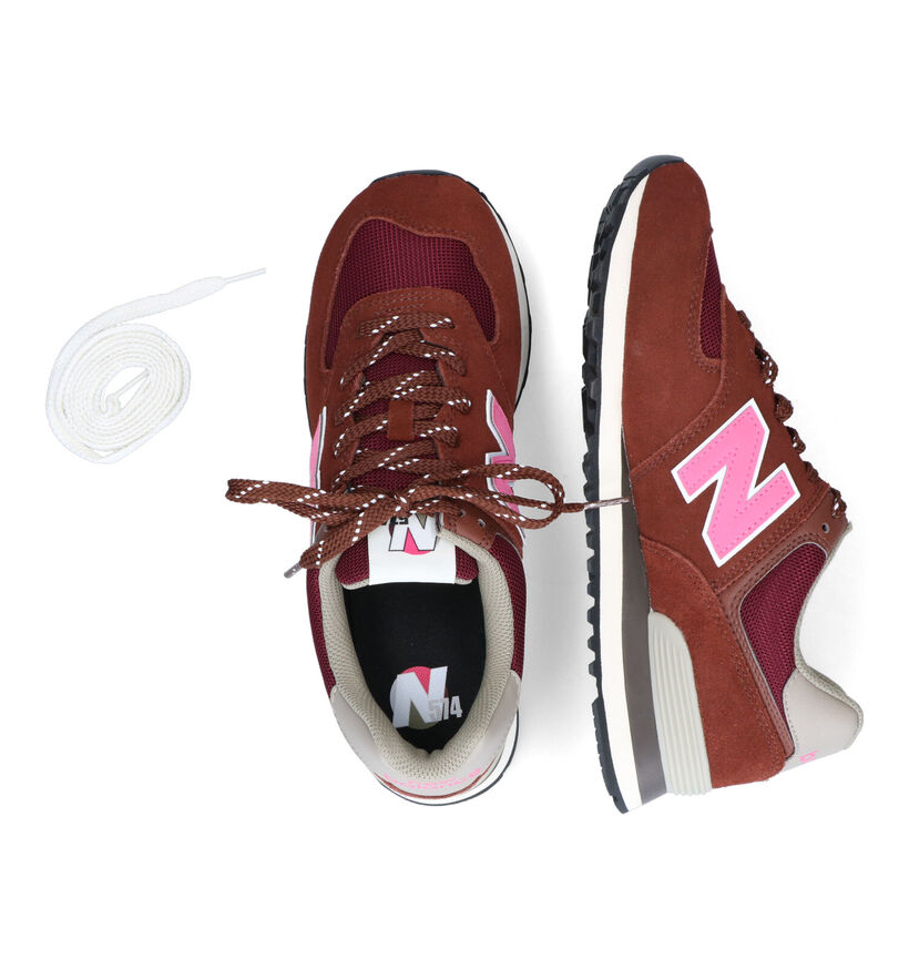 New Balance U 574 Baskets en Bleu pour garçons, hommes (350071) - pour semelles orthopédiques