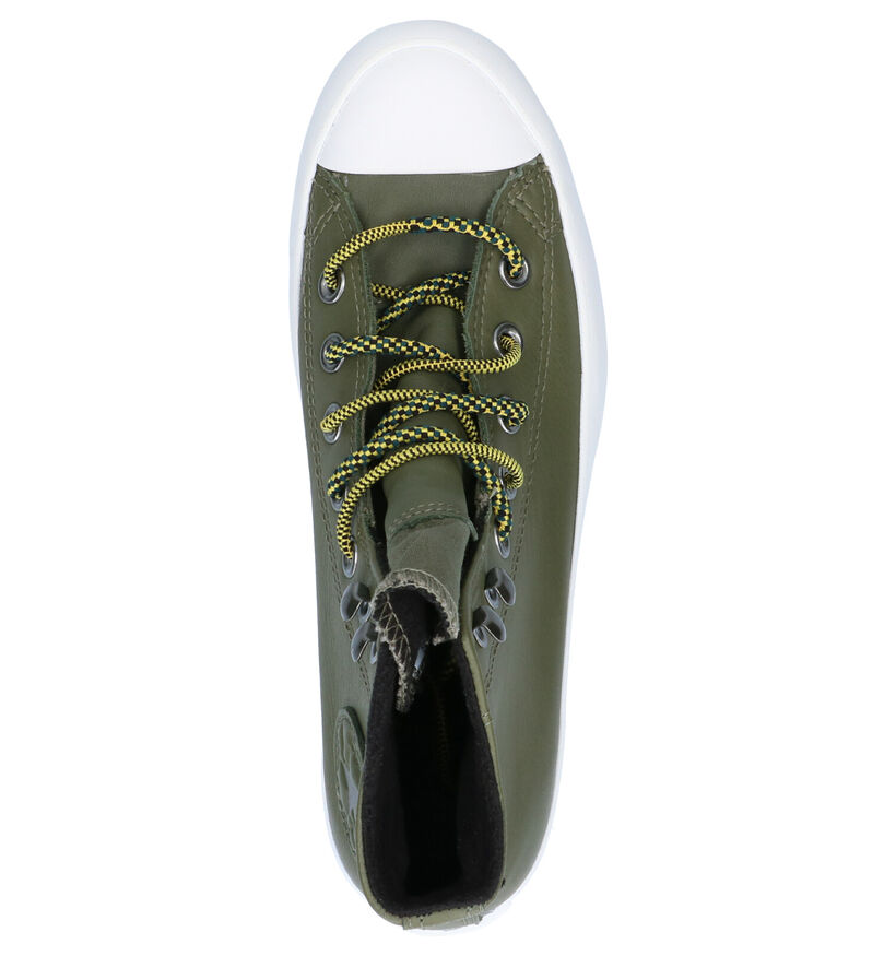 Converse Chuck Taylor AS Lugged Winter Zwarte Sneakers in leer (262409)