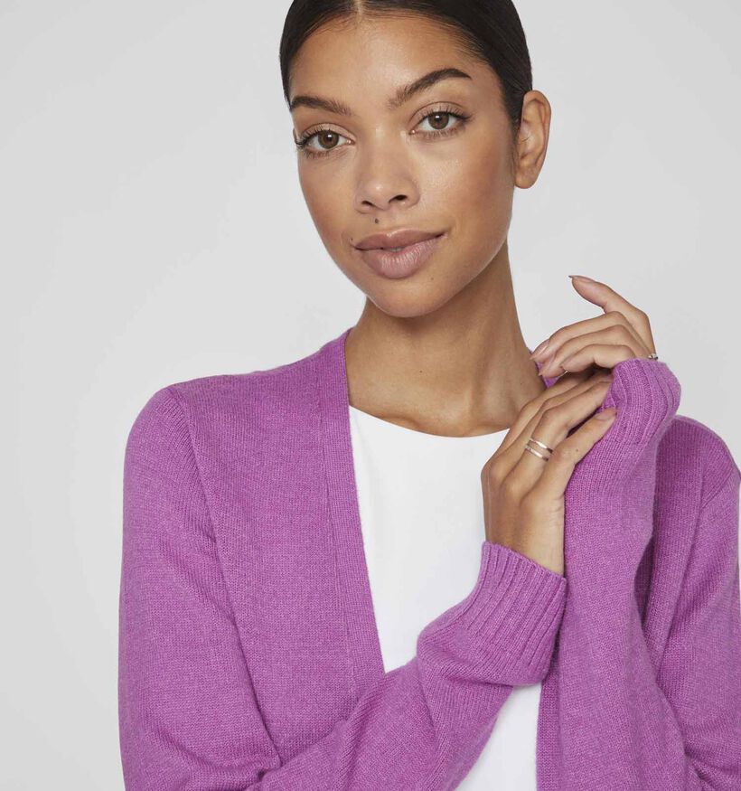 Vila Ril Cardigan en Rose pour femmes (335429)