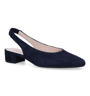 Slingbacks blauw