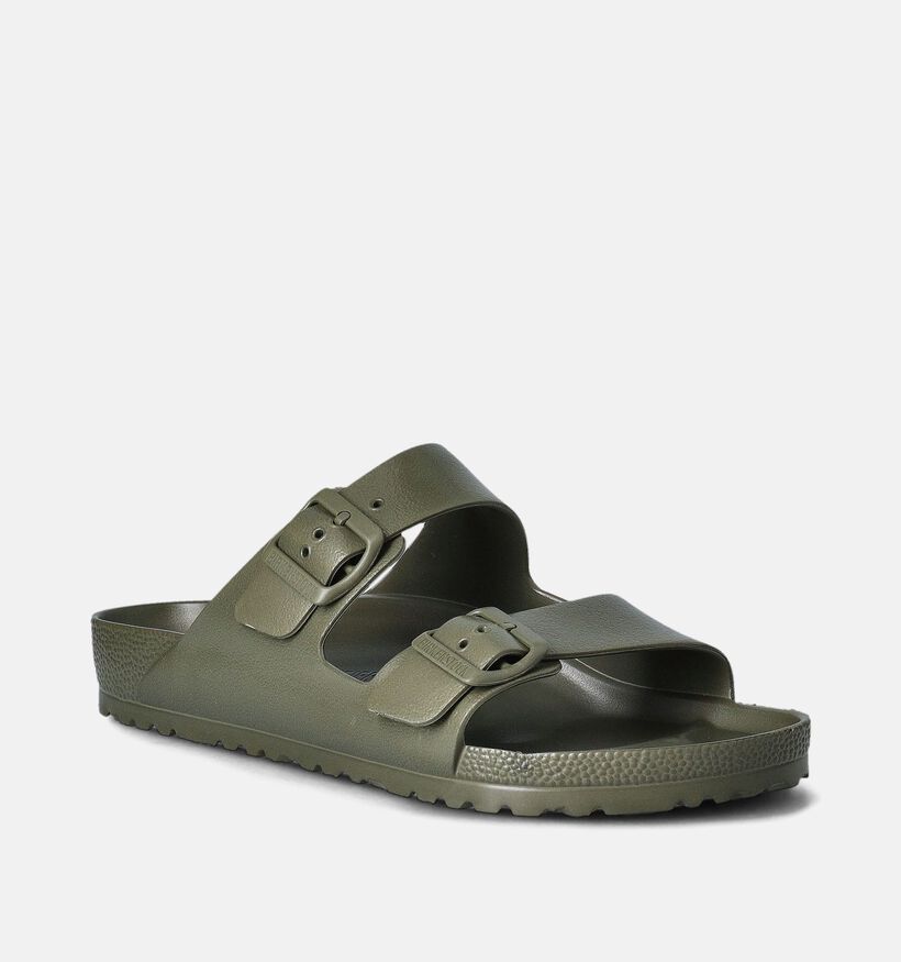 Birkenstock Arizona Essential Kaki Slippers voor heren (351145)