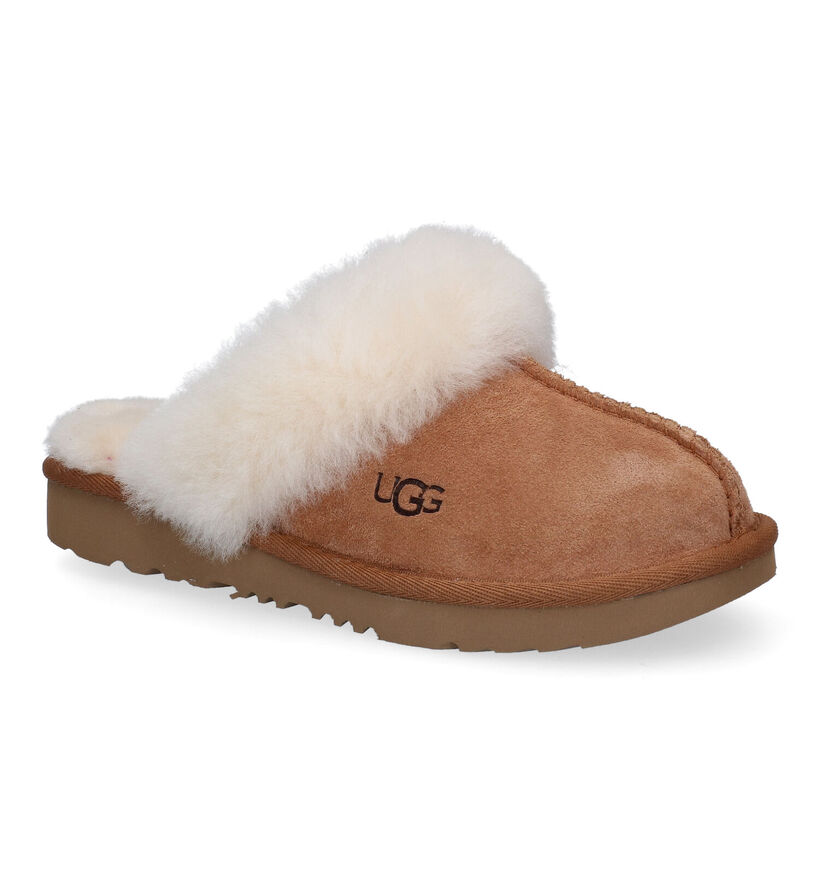 UGG Cozy II Pantoufles en Cognac en daim (294863)