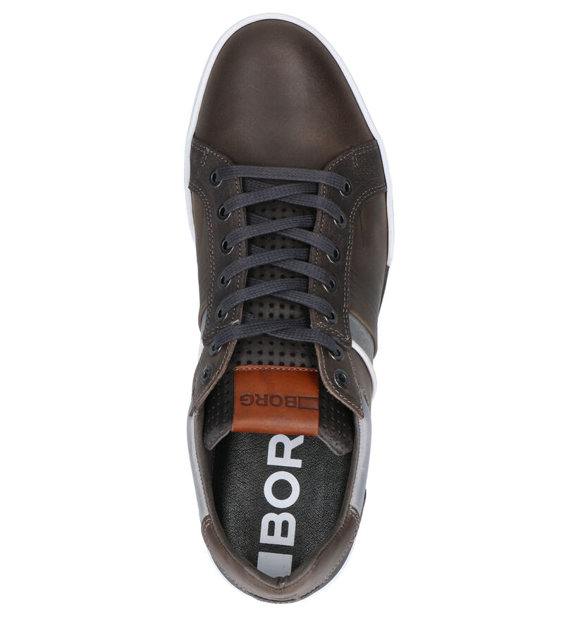 Björn Borg Coltrane Cognac Veterschoenen in leer (266972)